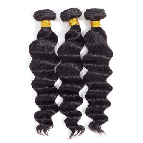 Loose Wave Hair Bundles, Brazilian Virgin Human Natural Hair, 10inch-30inch